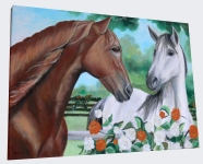 Maľovaný obraz kone