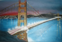 Most v San Franciscu - obraz