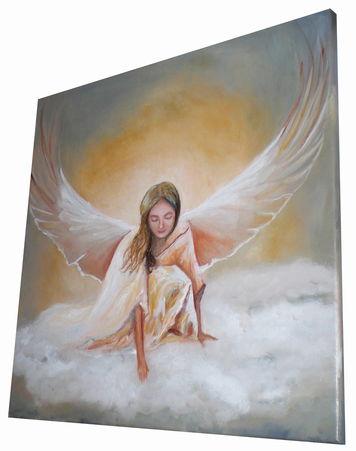 Obraz anjela - ručne maľovaný